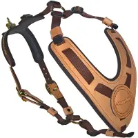 Niggeloh Dog Harnass Mantrailing – Premium Leer & Neopreen Hondentuig / Hondenharnas S/M