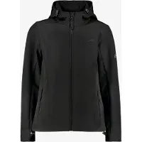 Mountain Peak kinder softshell jas zwart maat 110/116