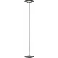 Neuhaus PURE Vloerlamp Moon, dimbaar, alu / grijs / zink, Slaapkamer, Aluminium, Modern, vloerlamp