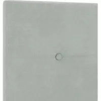 vidaXL Hoofdbord Lichtgrijs 100 cm Fluweel