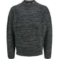 Jack & Jones Trui 'JJSoho Ollie' grijs / zwart