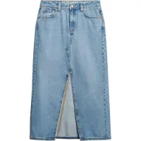 Superdry Denim Split Lange Rok