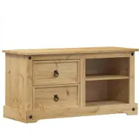 vidaXL Tv-meubel Corona 100x40x52 cm massief grenenhout