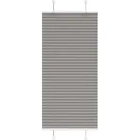 vidaXL Plissé rolgordijn 60x150 cm stofbreedte 59,4 cm antraciet