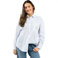 Josh V Dames Blouses Neveah - Lichtblauw - Maat M