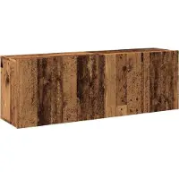 vidaXL Tv-meubels 2 st wandgemonteerd 60x30x41 cm oud houtkleurig
