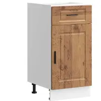 vidaXL Onderkast "Porto" bewerkt hout oud houtkleurig