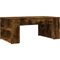 vidaXL Salontafel 102x55x42 cm bewerkt hout gerookt eikenkleurig