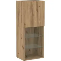 vidaXL TV Kast 4 st artisanaal eikenkleurig Bewerkt hout