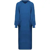 vidaXL Deken hoodie KINN Marineblauw XXL Katoen