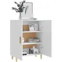 vidaXL Dressoir 70x34x90 cm bewerkt hout wit