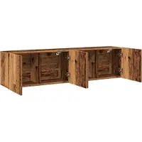 vidaXL Tv-meubels 2 st wandgemonteerd 80x30x41 cm oud houtkleurig