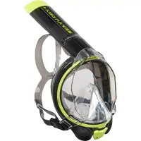 Mares Aquazone Sea Vu Dry+ Snorkeling Mask Groen,Grijs L-XL