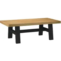 vidaXL Salontafel NOAIN A-vormige poten 120x60x40 cm massief hout
