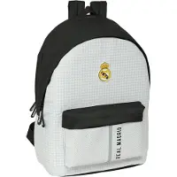 Safta Laptoprugzak 44cm - Rugzak - Rugtas - Wit - Jongens en Meisjes - Real Madrid - Back to School