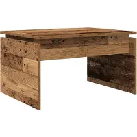 vidaXL Salontafel 68x50x38 cm bewerkt hout oud houtkleurig