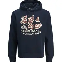 Jack & Jones Sweatshirt 'Logo' donkerblauw / gemengde kleuren