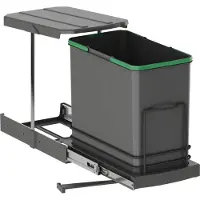 Emuca Onderste Automatische Prullenbak Voor Recycling 24l
