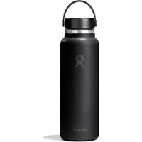 Hydroflask - Wide Mouth With Flex Cap 2.0 - Isoleerfles 1183 ml, zwart