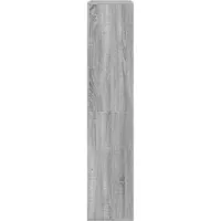 vidaXL kamerscherm 100x33x155,5 cm bewerkt hout grijs sonoma eiken