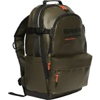 Superdry Rugzak 'Tarp Utility' olijfgroen / donkergroen / oranje / zwart