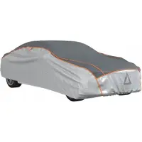 vidaXL Autohoes voor sedan hagelbescherming L zilverkleurig en grijs