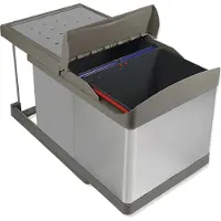 Emuca 8906865 2x16l Recyclebak