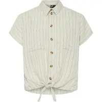 Pieces Blouse 'PCPia' ecru / grijs