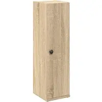 vidaXL Badkamerkast met rolhouder 20,5x22x72 cm sonoma eikenkleurig