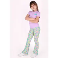 B.NOSY T-shirt met backprint lila Paars Meisjes Stretchkatoen Ronde hals - maat 158/164