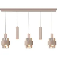 Highlight Marrone LED Hanglamp | 3x E27 Max 9W + 2x GU10 Max 5W | Sand / bruin