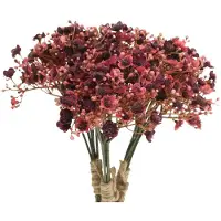Viana Gypsophila kunstrode kunstbloemen herfst 29,5cm 18st