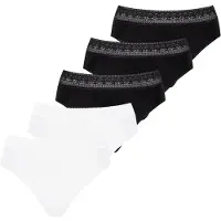 Mey Slip 'Modal Lace' grijs gemêleerd
