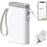 Ren Labelmaker - Labelprinter - Label Maker - Wit - 17cm x 12cm x 5cm