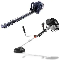 FUXTEC -Bundle Motorsense FX-MS125 & Benzin Heckenschere FX-MH126