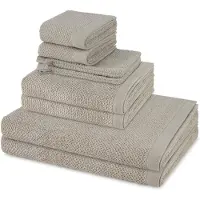 Möve Sonstiges 2 X washandjes 2 X gasten- 2 X douche- 2 X handdoek - in set 8 pack Bliss