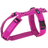 AnnyX Hondentuig - Y-tuig - Fuchsia - maat S - Borstomvang 52-64cm - Gewicht hond 9 -19 kg