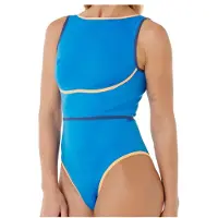Rip Curl - Women's Mirage Fusion High Neck 1Pc - Badpak XL, blauw
