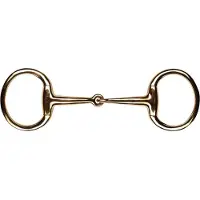 Ekkia Dun Massief Koperen Trensbit Goud 13.5 cm