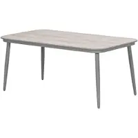 Garden Impressions Lagan lounge dining tafel 160x90 cm - taupe-light teak vironwood