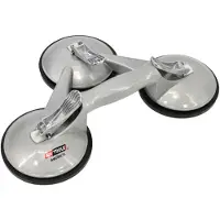 AWTOOLS - Zuignap Drager - 3-kops - Aluminium - Maximaal 190 kg
