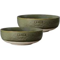 ERNST Kom Pak Van 2 ⌀ 14 Cm Groen / Natuur - Serveerkommen Steengoed Green - 446782