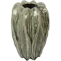 Countryfield Vaas levi leaf 20x20x29cm grn