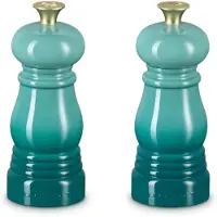 Le Creuset zout- en peperset 11 cm Bleu Riviera