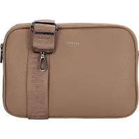 Charm London Mulberry Street Crossbodytas - Schoudertas - Drie Ritsvakken - Verstelbare Schouderband - Afneembaar - Damestas - Schoudertas - Taupe