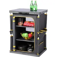 DNA Campingkast - Campingkeuken - Kampeerkast - Campingkeuken - Grijs - 50cm x 60cm x 80cm