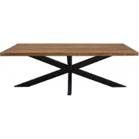 LivingFurn Eettafel Brix Sturdy Spider 240 cm