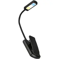 Briloner Taru - Bureaulamp Oplaadbaar - leeslamp met klem - klemlamp - dimbaar - CCT - verlichting mogelijk tijdens het opladen - 29 x 4 x 3 cm - zwart