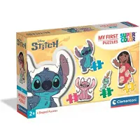 Clementoni My First Puzzles Stitch - 4 Kinderpuzzels met 3 tot 12 Stukjes - Disney Puzzels & Legpuzzels - Eerste Puzzel voor Peuters en Jonge Kinderen