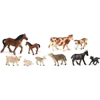Miniland Animal Figures Farm Babies 10 Units Veelkleurig Kinderen